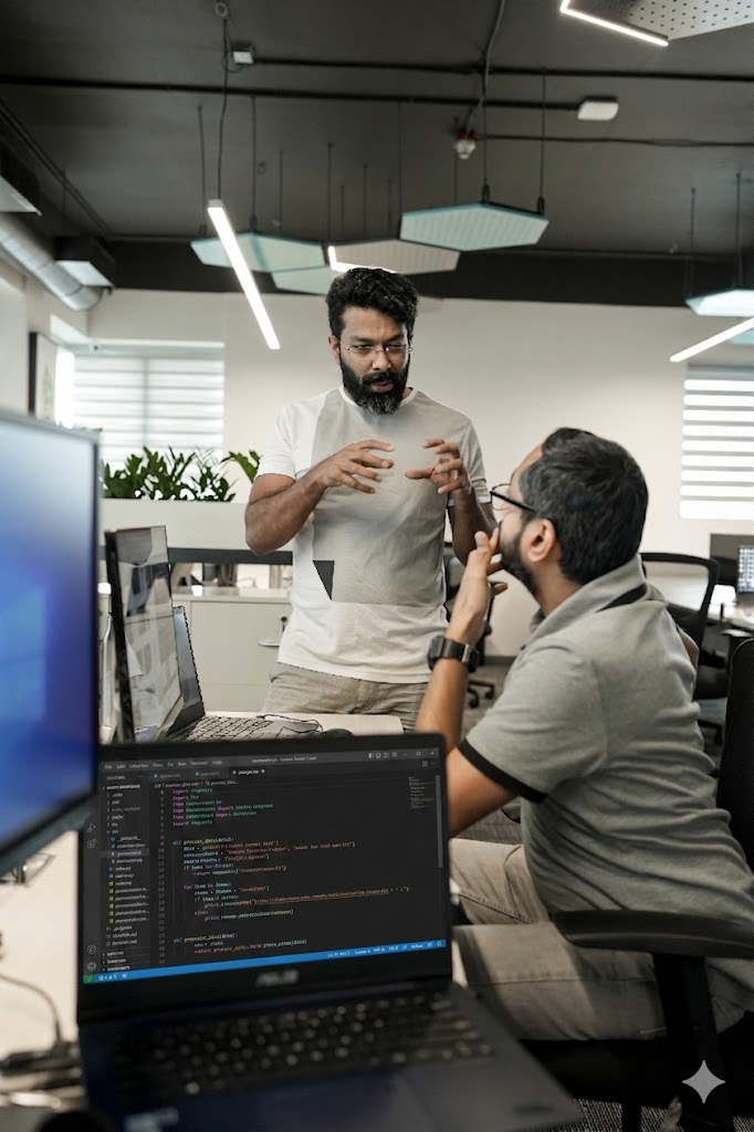 NKORR engineers in discussion